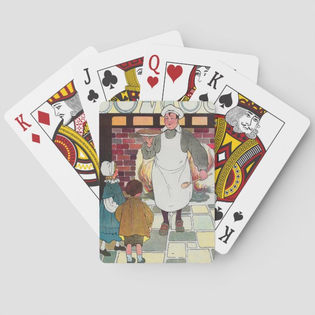 Baralho Pat-a-cake, pat-a-cake, homem de Baker (Verso)