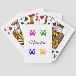 Baralho Pata de cão Pato colorido animal de companhia acre