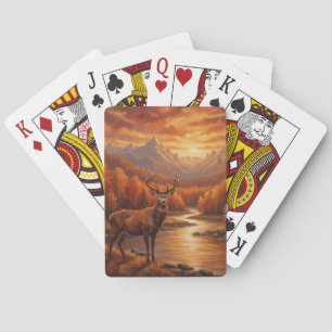 Baralho Pato Alce Laranja Funny Buck Caça de Veado Bass