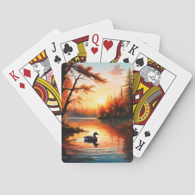 Baralho Pato num Pond (Verso)