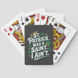 Baralho Patrick era um Santo, eu não sou engraçado
