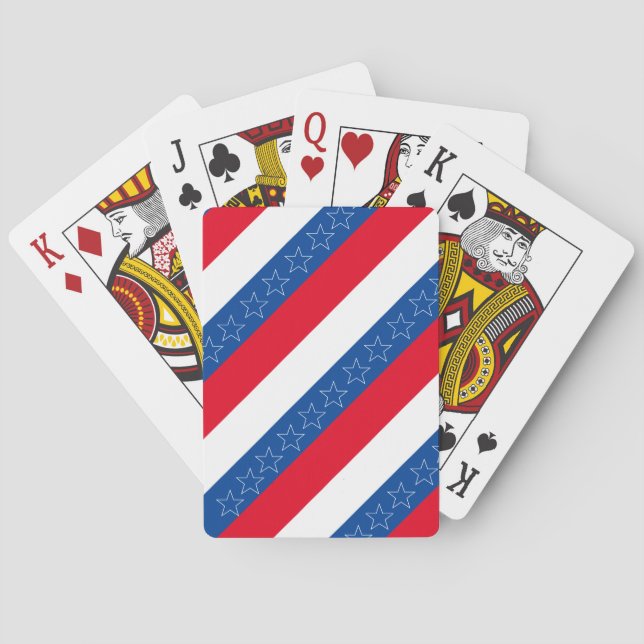 Baralho Patriótico americano (Verso)