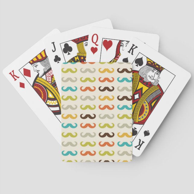 Baralho Pattern with mustache (Verso)