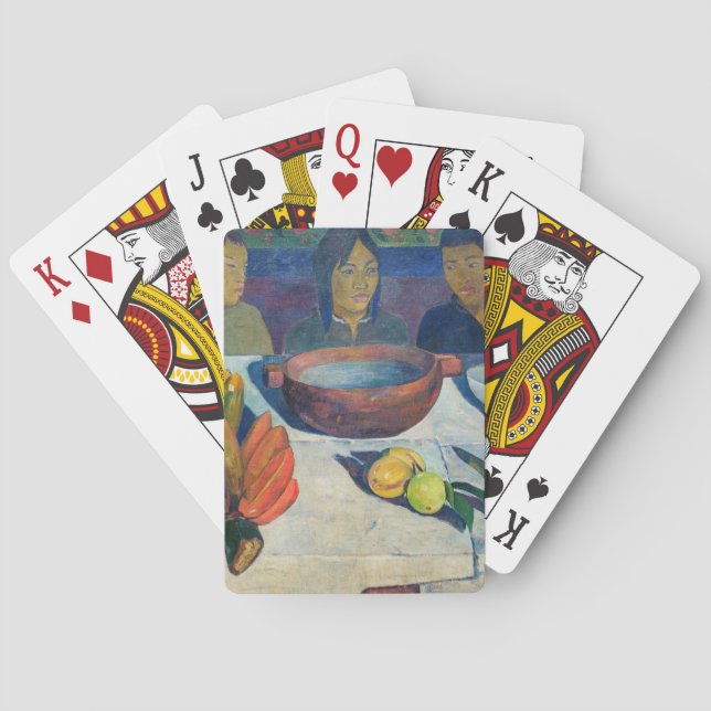 Baralho Paul Gauguin - A Refeição / Bananas (Verso)