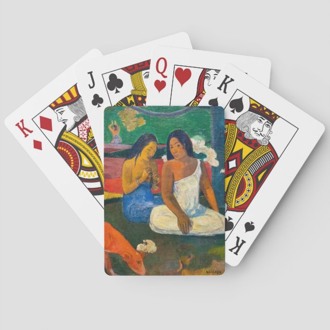 Baralho Paul Gauguin - Árearea / O Cachorro Vermelho (Verso)