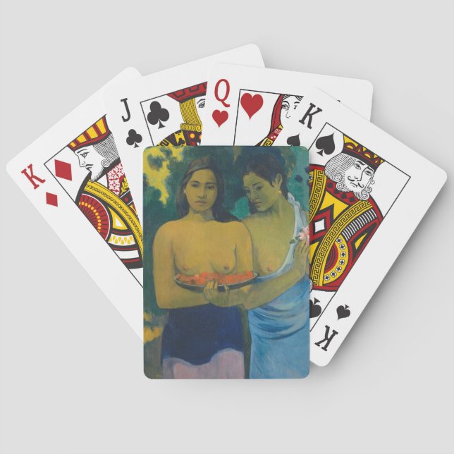 Baralho Paul Gauguin - Duas Mulheres Tahitianas (Verso)