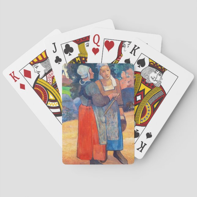 Baralho Paul Gauguin - Paysannes Bretons (Verso)