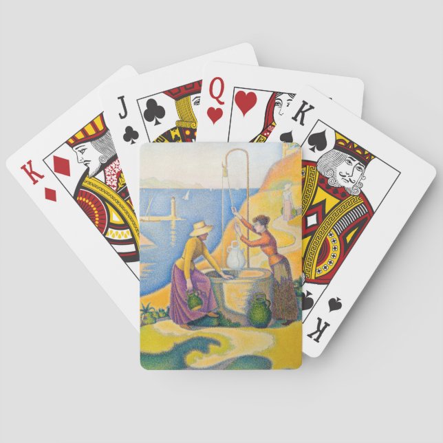 Baralho Paul Signac - Mulheres no Bem (Verso)