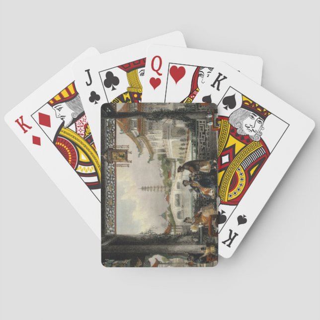 Baralho Pavilhão e jardins de um mandarino perto de (Verso)