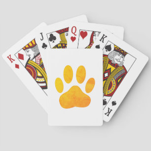 Baralho Pawprint Russo Laranja-Cão