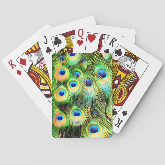 Baralho Peacock Feenas Jogando Cartões (Verso)