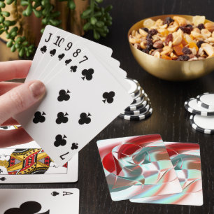 Baralho Peças circulares torcidas de coral vermelho macio 