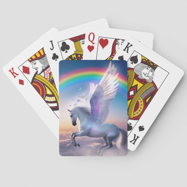 Baralho Pegasus with Rainbow (Verso)
