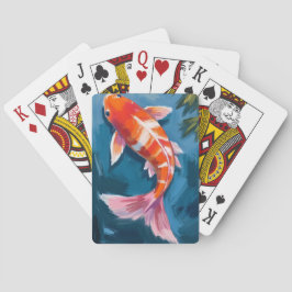 Baralho Peixe Koi | Aquarela Bonita