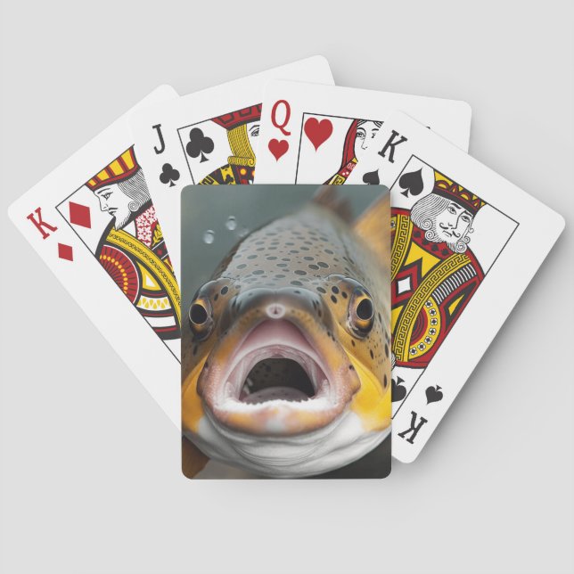 Baralho Peixe-Truta Arco-Íris (Verso)