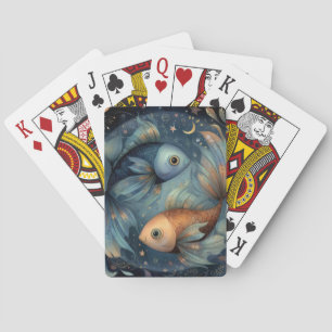 Baralho Peixes Peixes Zodíaco Astrologia Celestial Anivers