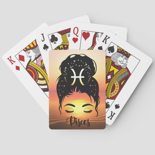 Baralho Peixes Zodiac (Verso)