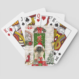 Baralho Pekingese Dog Christmas