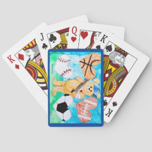 Baralho Pelo amor aos esportes - Arte infantil para COC