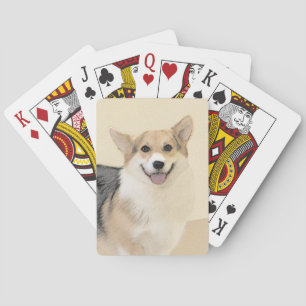 Baralho Pembroke Welsh Corgi - Pintura Original para Cacho