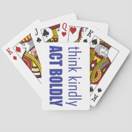 Baralho Pense gentilmente, Atue Bolichosamente