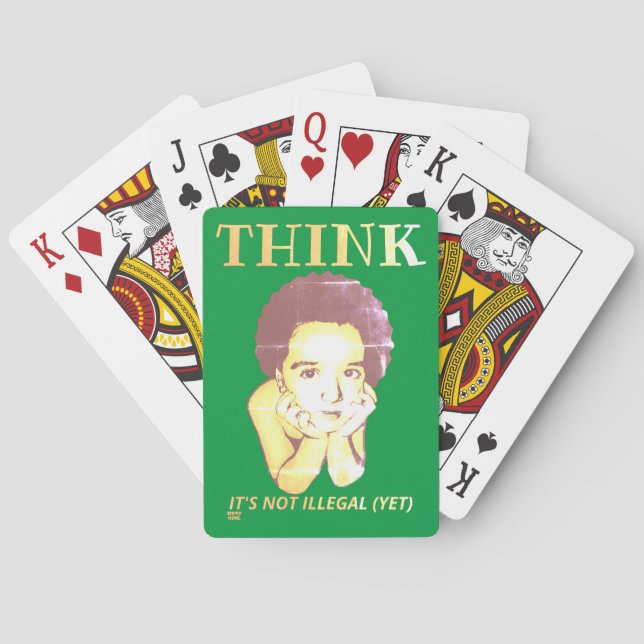 BARALHO "PENSE, NÃO É ILEGAL (AINDA)" (Verso)