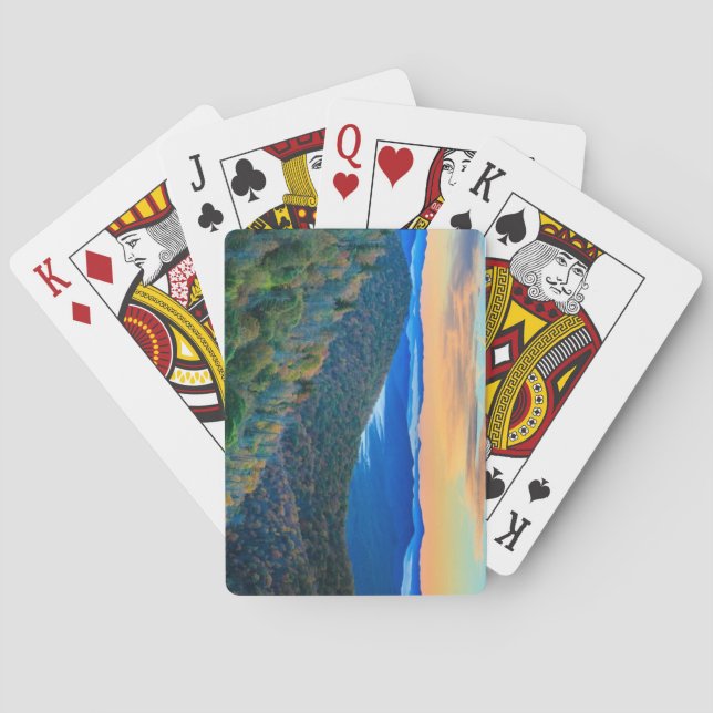 Baralho Pequena Suiça, Carolina do Norte (Verso)