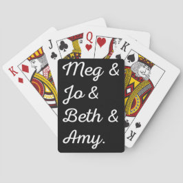 Baralho Pequenas Mulheres - Caracteres II