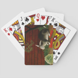 Baralho Pequeno Coelho Cute (Animal Pet) (Henri Rousseau)