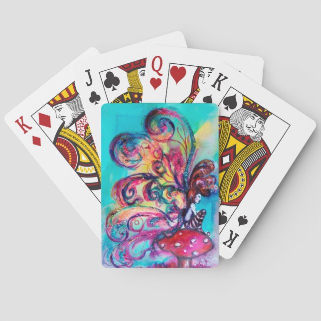 Baralho PEQUENO ELF DE MUSHROOMS Fantasy (Verso)