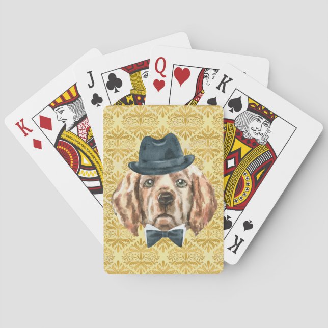 Baralho Percival, o Cachorro Engraçado do Laboratório (Verso)