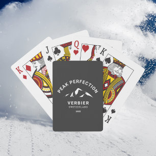 Baralho Perfeição Máxima de resort de inverno Ski Snowboar