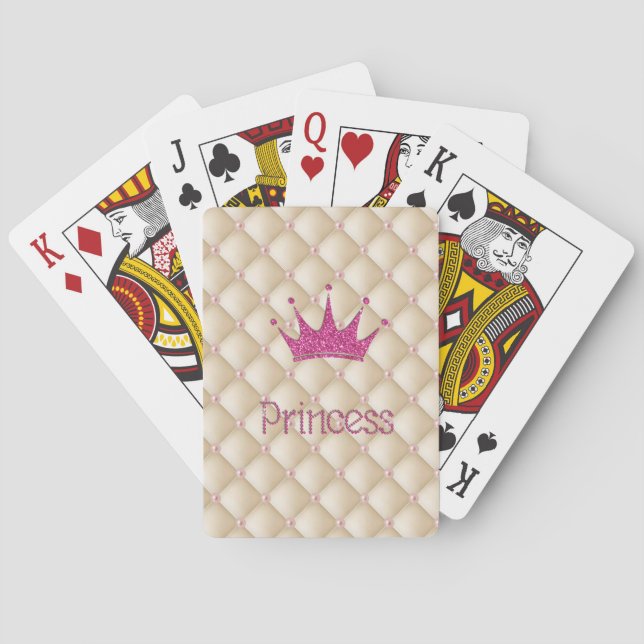 Baralho Pérolas Charmosas e Elegantes, Tiara, Princesa, Br (Verso)