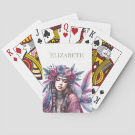 Baralho Personalização de Boho Personalizada