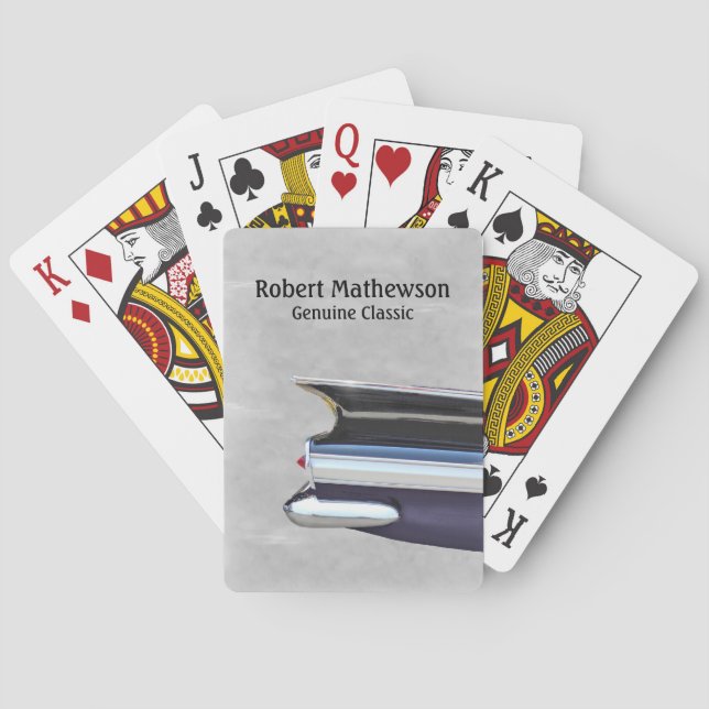 Baralho Personalização do Classic Car e do Classic (Verso)