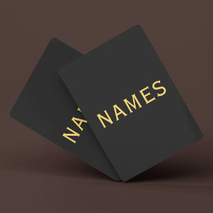 Baralho Personalizado Com Sobrenome ou Apelido Neles
