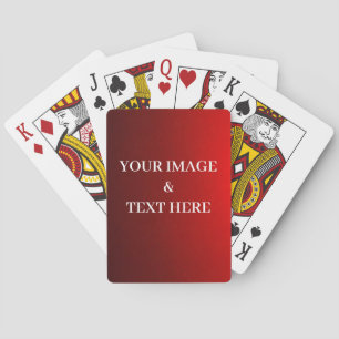 Baralho Personalizado com Sua Própria Foto & Texto