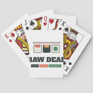 Baralho Personalizado de Humor Western Vintage Raw