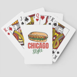 Baralho Personalizar design Estilo Chicago Melhor Presente