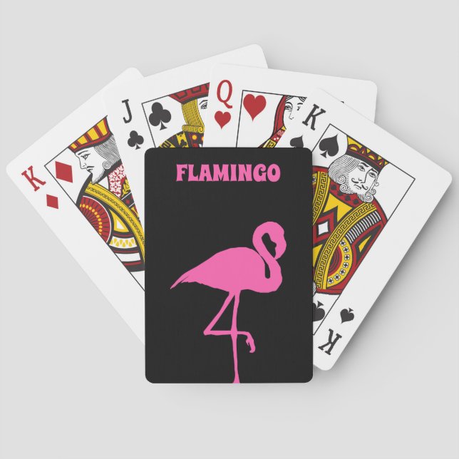 Baralho Personalizar Flamingo Rosa (Verso)