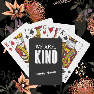 Baralho Personalizar "Kind" e Nome da Família na Noite do
