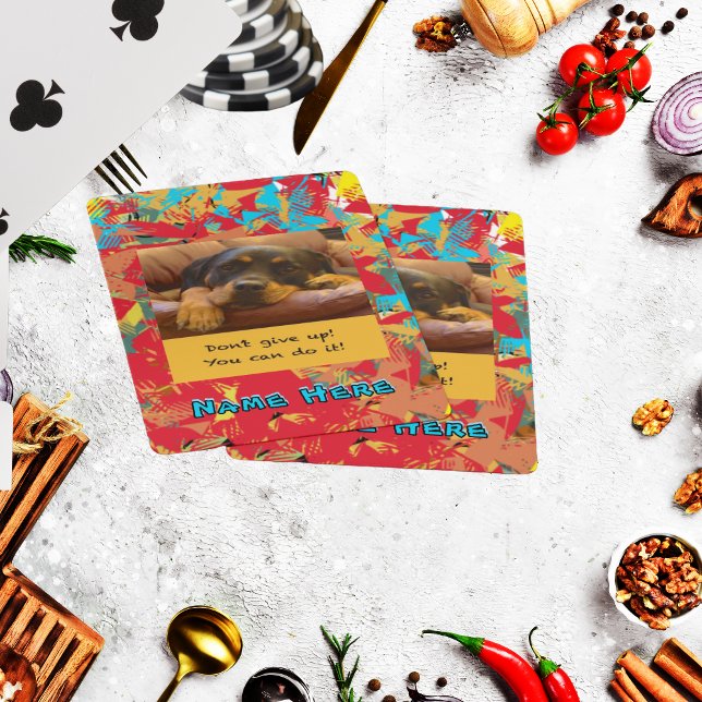 Baralho Personalizar Nome e Foto Cortar Rotulagem (you can do it!)