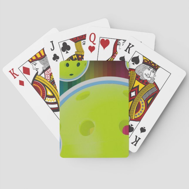 Baralho Personalizar Pickleball Personalizar Diversão da B (Verso)