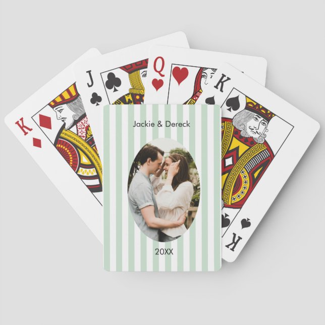Baralho Personalized Anniversary Playing Cards – Custom  (Verso)