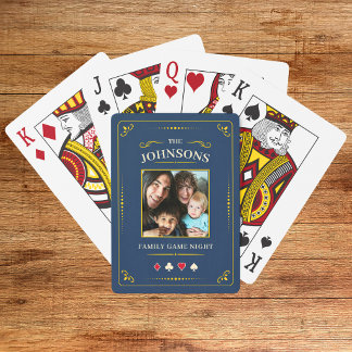 Baralho Personalized Family Photo Playing Cards