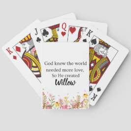 Baralho Personalized Genesis Chapter One Poker Cards