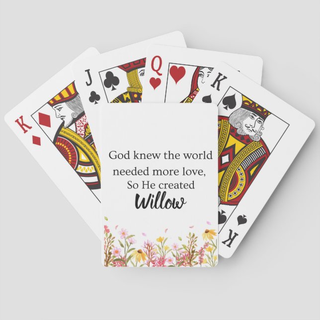 Baralho Personalized Genesis Chapter One Poker Cards (Verso)