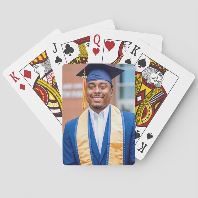 Baralho Personalized Graduation Photo Keepsake Memory Gift (Verso)
