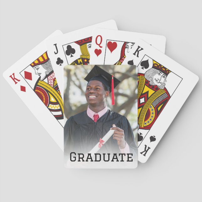 Baralho Personalized Graduation Photo Keepsake Memory Gift (Verso)