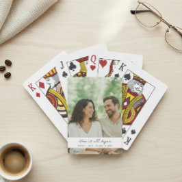 Baralho Personalized Photo Playing Cards - Custom Wedding